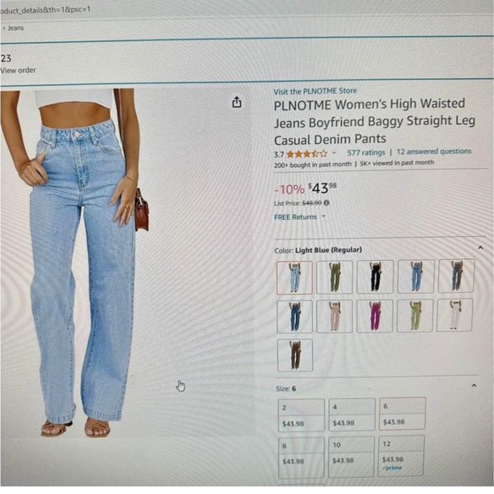 Boyfriend jeans